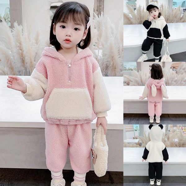 kids clothes girls ear hodde winter warm coats +pants outfits set girl ensemble enfant fille clothing sets, White
kids clothes girls ear hodde winter warm coats +pants outfits set girl ensemble enfant fille clothing sets, White