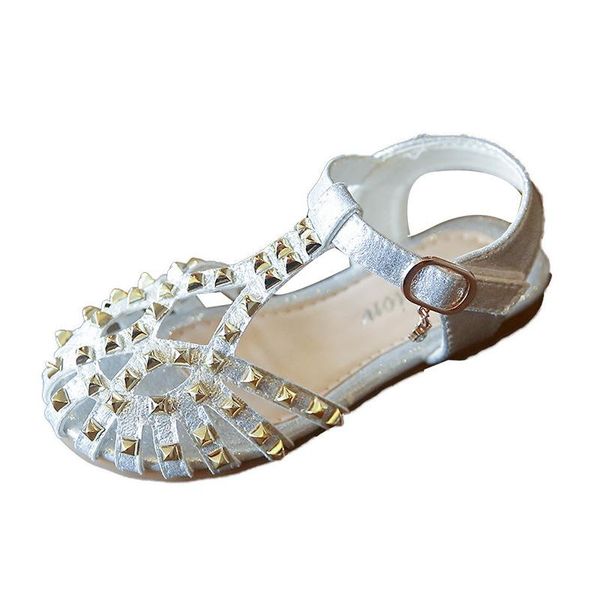 sandals girls summer rivet hollow fashion little girl princess shoes toddler for teenagers, Black;red
sandals girls summer rivet hollow fashion little girl princess shoes toddler for teenagers, Black;red