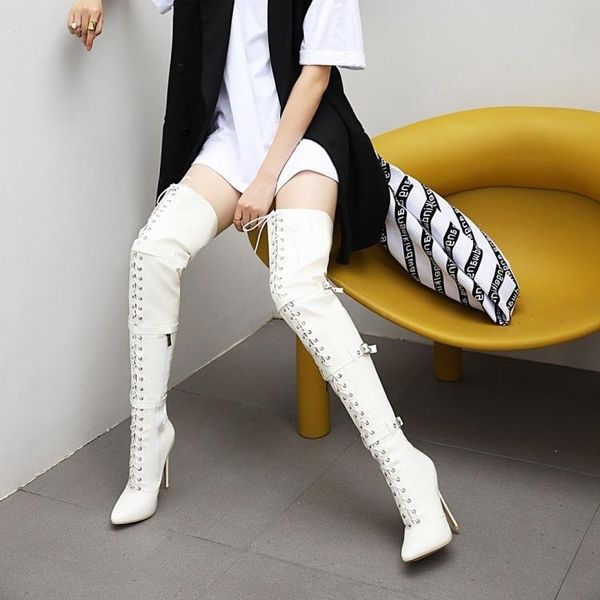 boots fall 2021 stiletto high-heeled knee fashion women's white red high, Black
boots fall 2021 stiletto high-heeled knee fashion women's white red high, Black