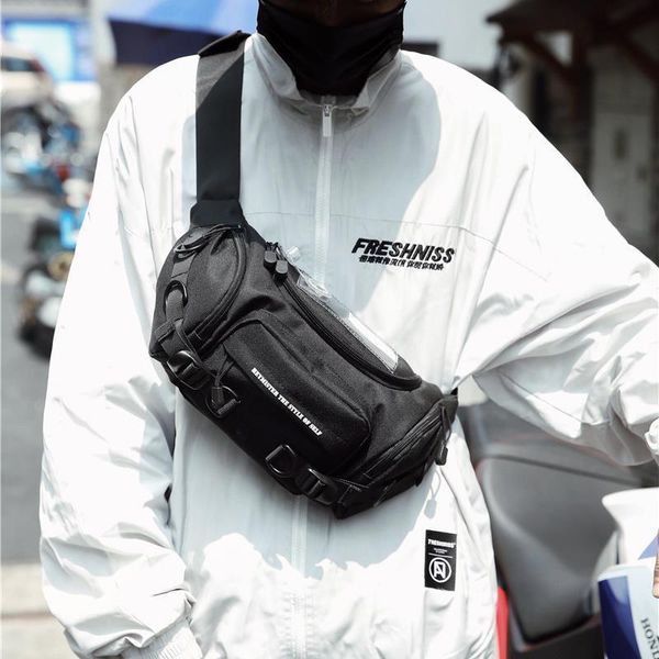 hip hop women waist bag street tactical chest bags female oxford fanny pack shoulder crossbody banana bag
hip hop women waist bag street tactical chest bags female oxford fanny pack shoulder crossbody banana bag