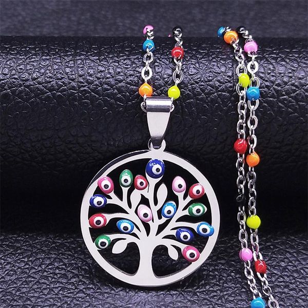 pendant necklaces bohemian turkey eye stainless steel tree of life necklace silver color charm jewlery sautoir femme bohème n5210s04
pendant necklaces bohemian turkey eye stainless steel tree of life necklace silver color charm jewlery sautoir femme bohème n5210s04