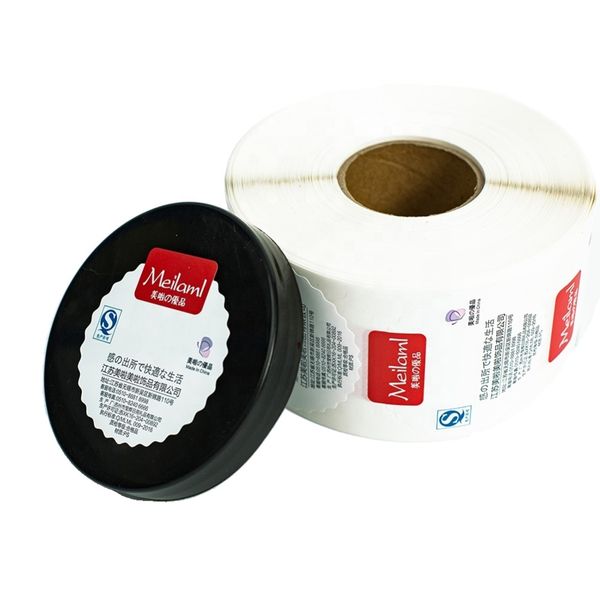 custom round adhesive waterproof synthetic paper bottle label, roll logo label sticker printing
custom round adhesive waterproof synthetic paper bottle label, roll logo label sticker printing