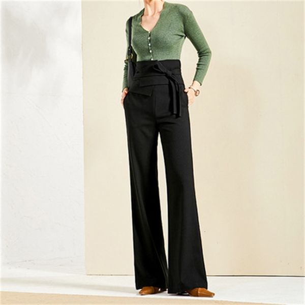 capris for spring straight tube with belt x stretch female fashion high waist pants wide leg thin suit, Black;white
capris for spring straight tube with belt x stretch female fashion high waist pants wide leg thin suit, Black;white