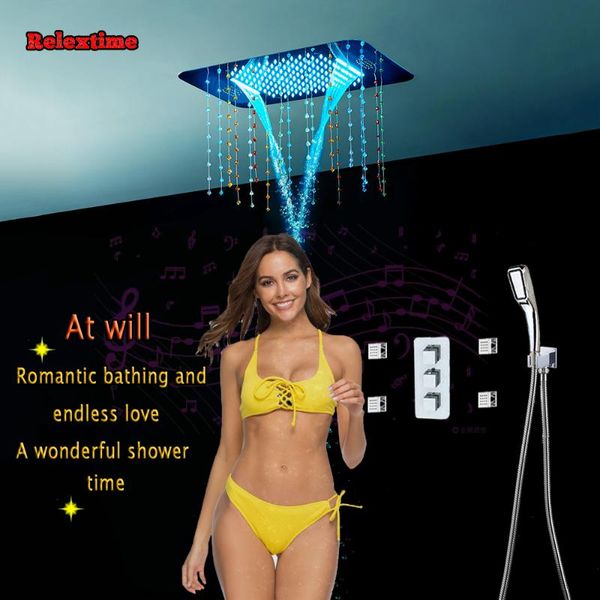 crystal pendant bluetooth music shower system bathroom led ceiling head concealed thermostatic er faucet set massage jets sets
crystal pendant bluetooth music shower system bathroom led ceiling head concealed thermostatic er faucet set massage jets sets