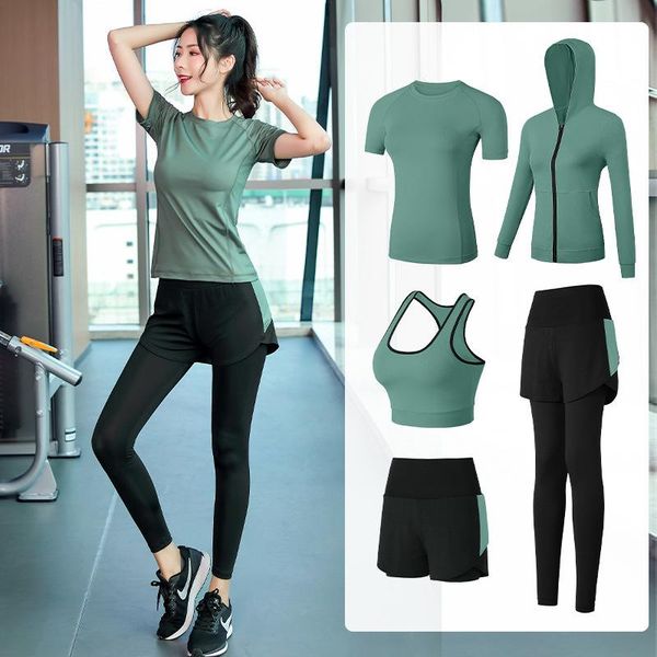 yoga outfit 2021 women suit 5pcs fitness gym set breathable running outdoor jogging sportwear leisure sports wear for female
yoga outfit 2021 women suit 5pcs fitness gym set breathable running outdoor jogging sportwear leisure sports wear for female
