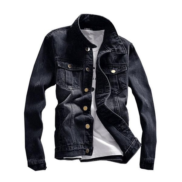 men's jackets spring autumn polyester denim black lapel korean style jacket plus size s-5xl casual slim for clothing, Black;brown
men's jackets spring autumn polyester denim black lapel korean style jacket plus size s-5xl casual slim for clothing, Black;brown