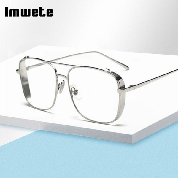 fashion sunglasses frames imwete classic gold metal glasses frame oversized eyeglasses men women square eyewear for myopia unisex, Black
fashion sunglasses frames imwete classic gold metal glasses frame oversized eyeglasses men women square eyewear for myopia unisex, Black