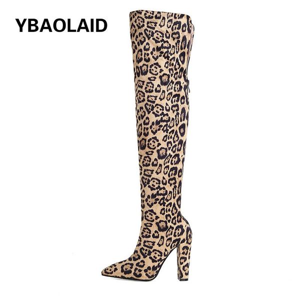 boots fall/winter style pointed back zipper thick high heel over the knee long women's fashion leopard print, Black
boots fall/winter style pointed back zipper thick high heel over the knee long women's fashion leopard print, Black