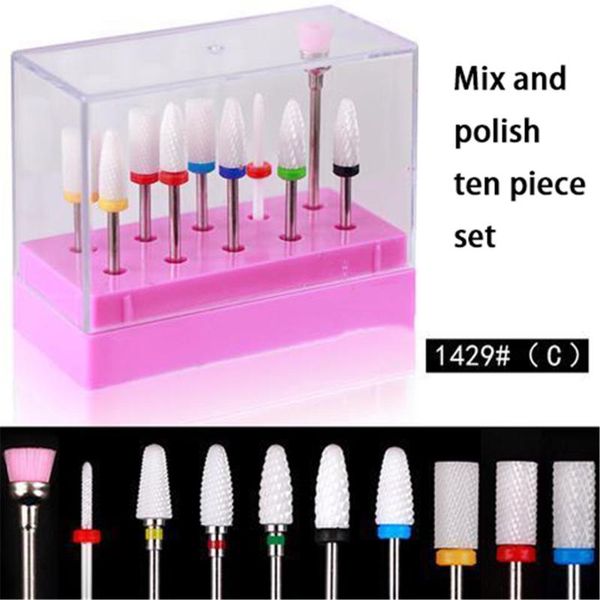 nail drill & accessories bits 10pcs gel acrylic fingernails cuticle cutter nailfile bit corn ceramic grinding head
nail drill & accessories bits 10pcs gel acrylic fingernails cuticle cutter nailfile bit corn ceramic grinding head