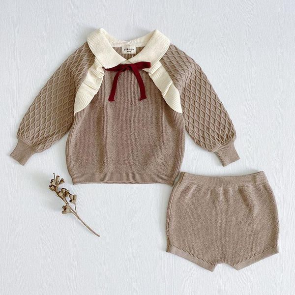 clothing sets autumn baby girl long sleeve pure color sweater + shorts suit winter infant kids children clothes, White
clothing sets autumn baby girl long sleeve pure color sweater + shorts suit winter infant kids children clothes, White