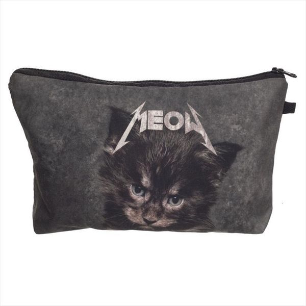 women cosmetic black meow bags cat zipper neceser portable makeup organizer 3d prints bolsa feminina travel toiletry
women cosmetic black meow bags cat zipper neceser portable makeup organizer 3d prints bolsa feminina travel toiletry