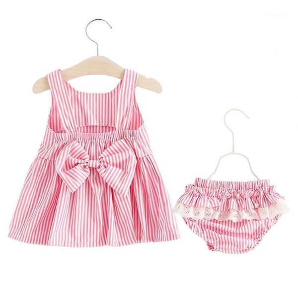 girl's dresses 2pcs dress stripe comfortable pure cotton born baby girls suit for travel summer children's clothing1, Red;yellow
girl's dresses 2pcs dress stripe comfortable pure cotton born baby girls suit for travel summer children's clothing1, Red;yellow