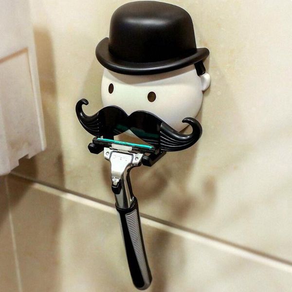 hooks & rails creative bathroom shaver holder plastic suction cup hanger wall mounted storage rack kitchen organizer
hooks & rails creative bathroom shaver holder plastic suction cup hanger wall mounted storage rack kitchen organizer