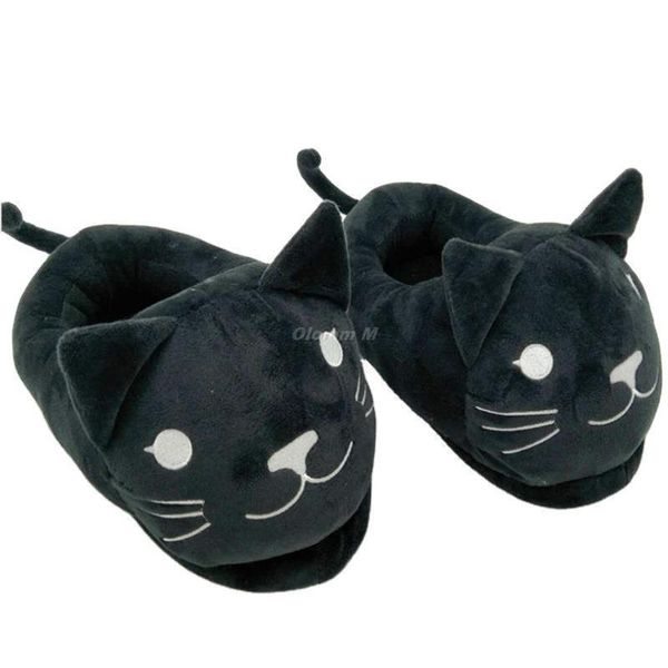 slippers women winter home cartoon cat shoes non-slip soft warm house indoor bedroom couples floor, Black
slippers women winter home cartoon cat shoes non-slip soft warm house indoor bedroom couples floor, Black
