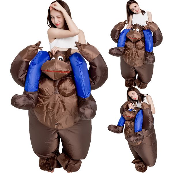 mascot doll costume riding on monkey orangutan inflatable costumes adults halloween christmas party doll toys role play dress up clothes, Red;yellow
mascot doll costume riding on monkey orangutan inflatable costumes adults halloween christmas party doll toys role play dress up clothes, Red;yellow