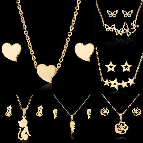 jewelry sets luxury designer bracelet rinhoo love rose flower snowflake butterfly wing cat stainless steel for women coconut tree star pig n, Black
jewelry sets luxury designer bracelet rinhoo love rose flower snowflake butterfly wing cat stainless steel for women coconut tree star pig n, Black
