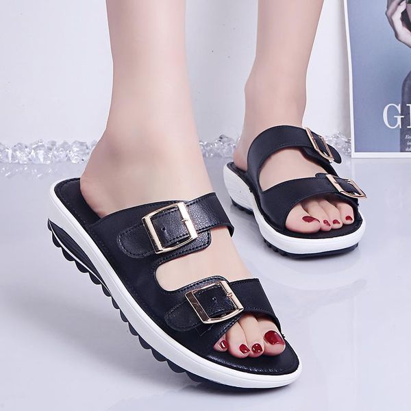 slippers woman buckle comfortable sport slides drop summer beach casual women non-slip outside open toe flat sandals, Black
slippers woman buckle comfortable sport slides drop summer beach casual women non-slip outside open toe flat sandals, Black