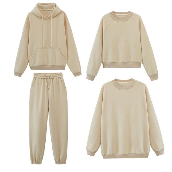 women's two piece pants ies womens tracksuits hooded sweatshirts 2021 autumn winter fleece oversize hoodies solid pullovers jackets uni, White
women's two piece pants ies womens tracksuits hooded sweatshirts 2021 autumn winter fleece oversize hoodies solid pullovers jackets uni, White