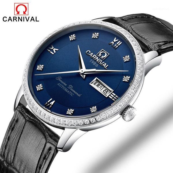 minimalist design switzerland watches carnival leather watch 2021 men business automatic mechanical wristwatches, Slivery;brown
minimalist design switzerland watches carnival leather watch 2021 men business automatic mechanical wristwatches, Slivery;brown