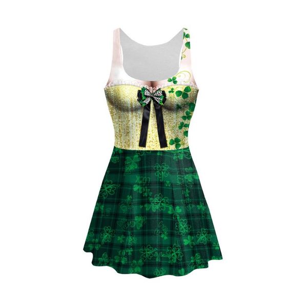 casual dresses woman irish festival leaf clover 3d print a-line sleeveless o-neck pleated dress girls halloween cosplay party up costumes, Black;gray
casual dresses woman irish festival leaf clover 3d print a-line sleeveless o-neck pleated dress girls halloween cosplay party up costumes, Black;gray