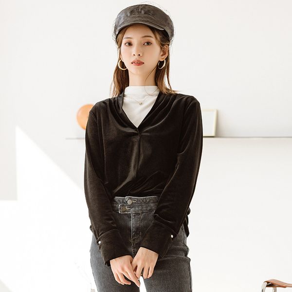 2021 new loose korean corduroy long sve thin foreign style shirt leisure suit sports women's spring and autumn, Gray
2021 new loose korean corduroy long sve thin foreign style shirt leisure suit sports women's spring and autumn, Gray