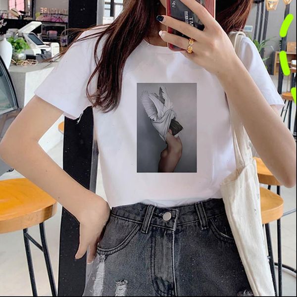 flowers women t shirt feather print fashion tshirt o neck short sleeve harajuku white
flowers women t shirt feather print fashion tshirt o neck short sleeve harajuku white