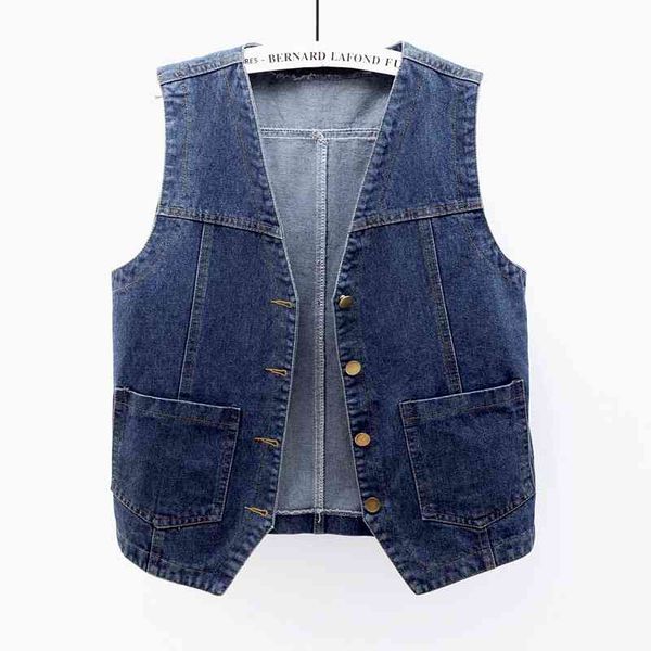 jacket summer vintage blue denim vest women big pocket v collar jeans vests casual plus size loose waistcoat female sleeveless jacket, Black;brown
jacket summer vintage blue denim vest women big pocket v collar jeans vests casual plus size loose waistcoat female sleeveless jacket, Black;brown