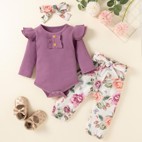 clothing sets 3pcs baby girl clothes set born toddler outfits girls ruffle romper + floral pants headband, White
clothing sets 3pcs baby girl clothes set born toddler outfits girls ruffle romper + floral pants headband, White