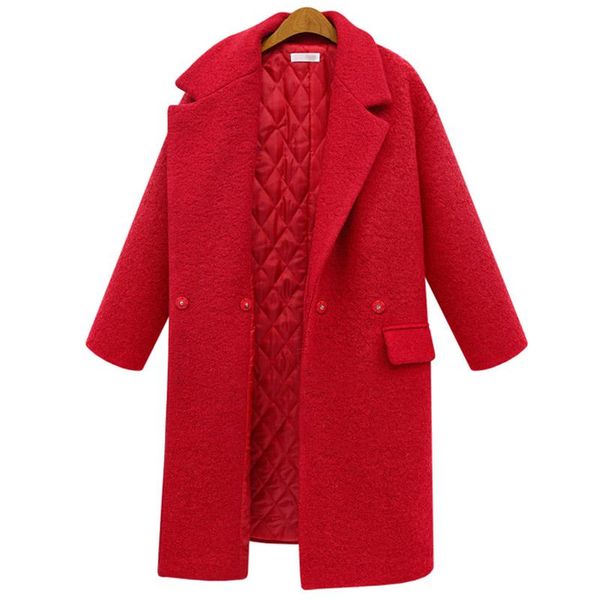 women's wool & blends savabien women winter coats and jackets solid long sleeve warm coat two buttons vintage plus size korean female, Black
women's wool & blends savabien women winter coats and jackets solid long sleeve warm coat two buttons vintage plus size korean female, Black