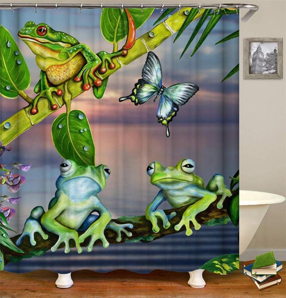 frogs and butterflies on the branches.shower curtain. background. 70.8x70.8 inch waterproof fabric. contains 12 hooks. home
frogs and butterflies on the branches.shower curtain. background. 70.8x70.8 inch waterproof fabric. contains 12 hooks. home