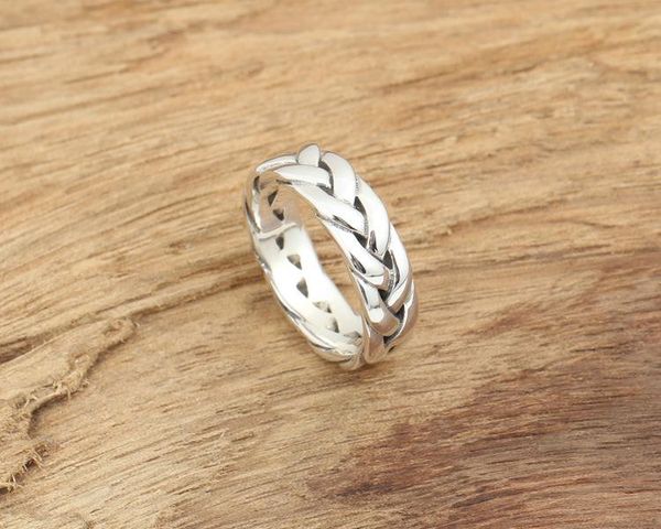 cluster rings 925 sterling silver twist for men women ring jewelry a5778, Golden;silver
cluster rings 925 sterling silver twist for men women ring jewelry a5778, Golden;silver