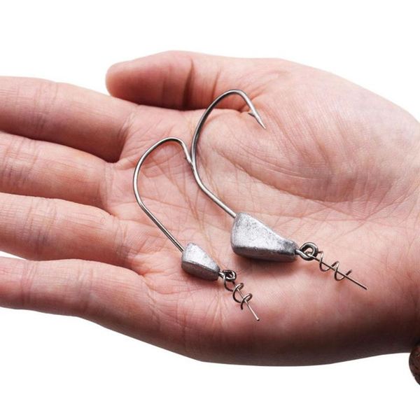 5pcs/lot lead jig head fishing hooks 3.5g 5g 7g 10g 15g 21g stand up screw fishhook for bass trout
5pcs/lot lead jig head fishing hooks 3.5g 5g 7g 10g 15g 21g stand up screw fishhook for bass trout