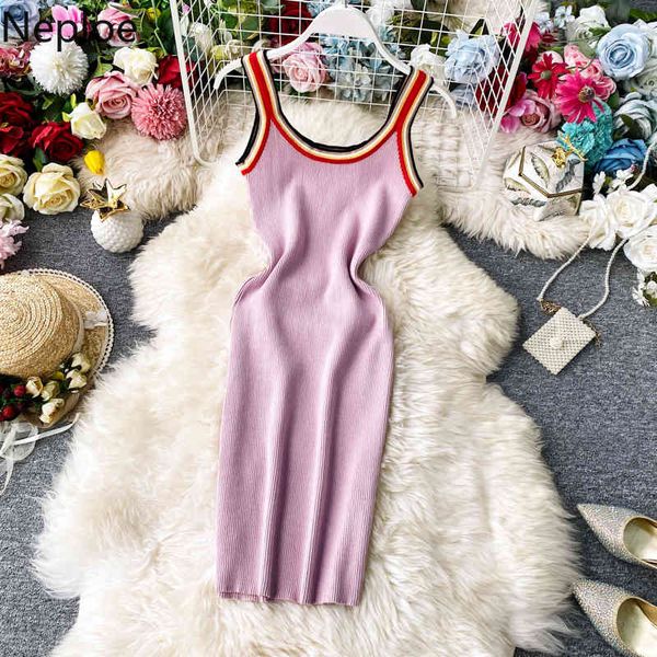 neploe backless knitted dress women fashion o neck sleeveless ladies vestidos elegant slim stretch waist bodycon dresses 1c299 210423, Black;gray
neploe backless knitted dress women fashion o neck sleeveless ladies vestidos elegant slim stretch waist bodycon dresses 1c299 210423, Black;gray