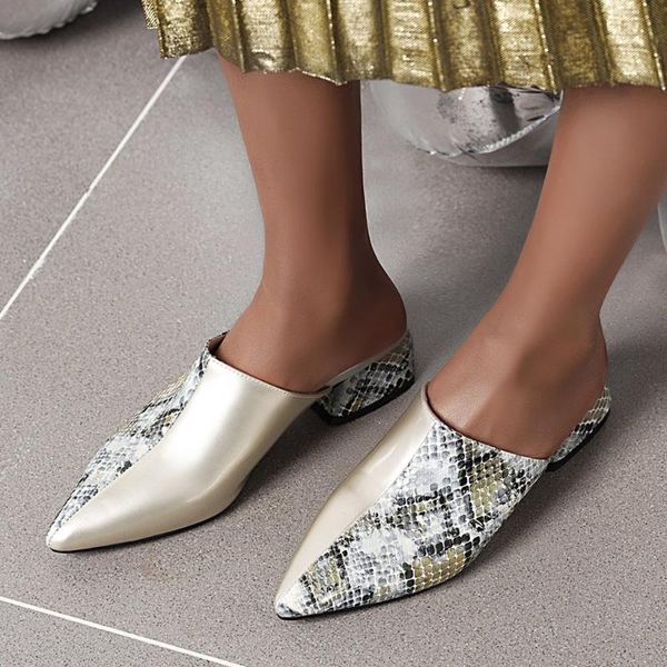 womens snake print patchwork sandals 2021 summer fashion flats slip-on pointed toe non-slip casual shoes woman slippers, Black
womens snake print patchwork sandals 2021 summer fashion flats slip-on pointed toe non-slip casual shoes woman slippers, Black