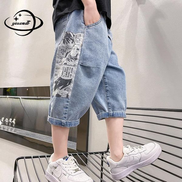 jeans 3-15y kids summer boys trousers elastic waist straight cartoon casual comfortable loose children pants clothes hy39, Blue
jeans 3-15y kids summer boys trousers elastic waist straight cartoon casual comfortable loose children pants clothes hy39, Blue