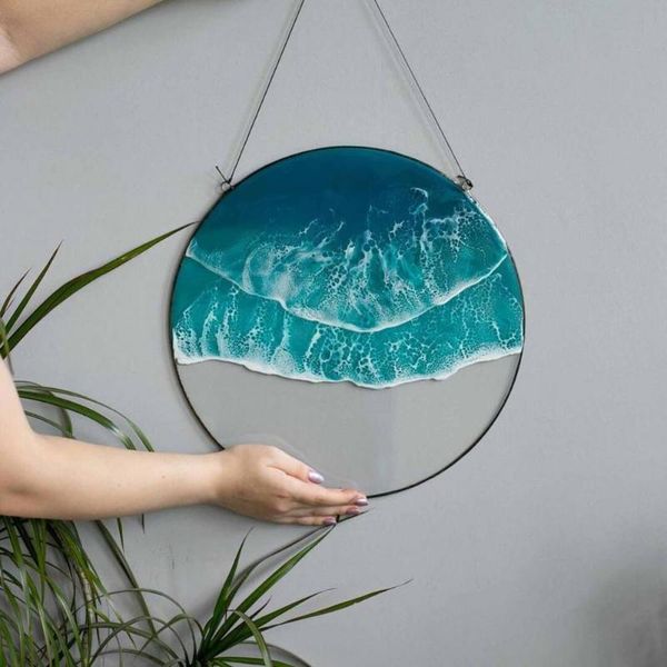 decorative objects & figurines wall pendant ocean wave exquisite workmanship round shape hanging decoration for window decorations home deco
decorative objects & figurines wall pendant ocean wave exquisite workmanship round shape hanging decoration for window decorations home deco