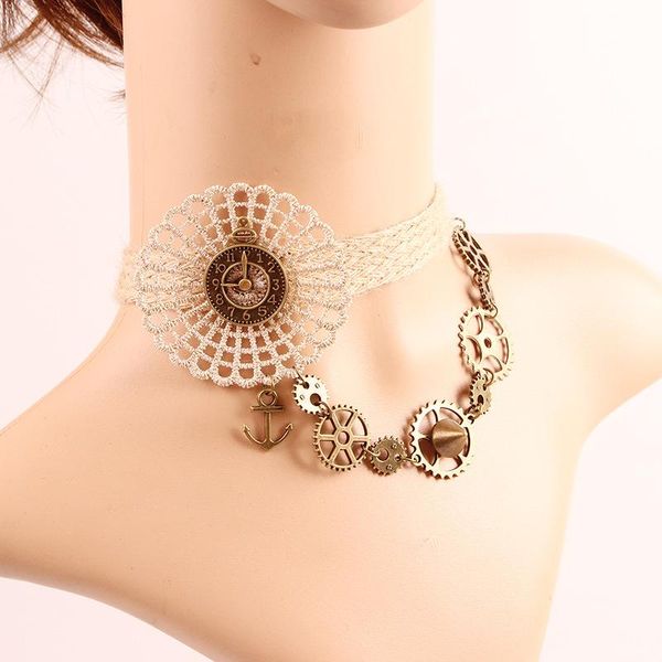 chokers goth lace necklace for women fashion steam engine gear aesthetic tassel choker chain hallowmas party jewelry initial charm gift, Golden;silver
chokers goth lace necklace for women fashion steam engine gear aesthetic tassel choker chain hallowmas party jewelry initial charm gift, Golden;silver