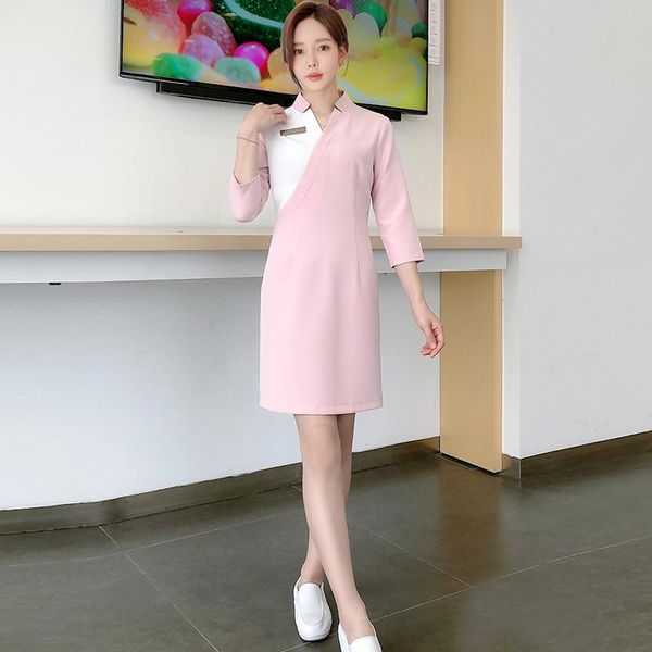 casual dresses spa massage uniforms for women sauna foot bath work clothing female beauty salon workwear v neck, Black;gray
casual dresses spa massage uniforms for women sauna foot bath work clothing female beauty salon workwear v neck, Black;gray