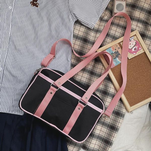 evening bags 2021 students girls japan jk style shoulder bag women canvas crossbody female contrast color hand ladies cute uniform
evening bags 2021 students girls japan jk style shoulder bag women canvas crossbody female contrast color hand ladies cute uniform