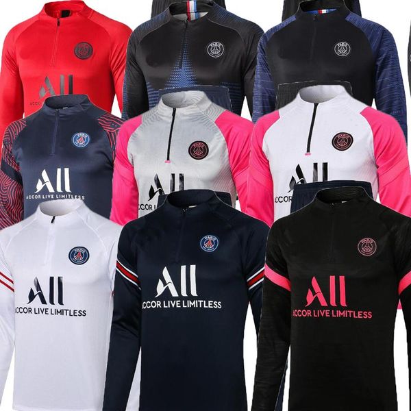 men's tracksuits 21 22 mbappe jacket tracksuit 2021 2022 training suit long sleeve raining set soccer jersey kit uniform chandal, Gray
men's tracksuits 21 22 mbappe jacket tracksuit 2021 2022 training suit long sleeve raining set soccer jersey kit uniform chandal, Gray