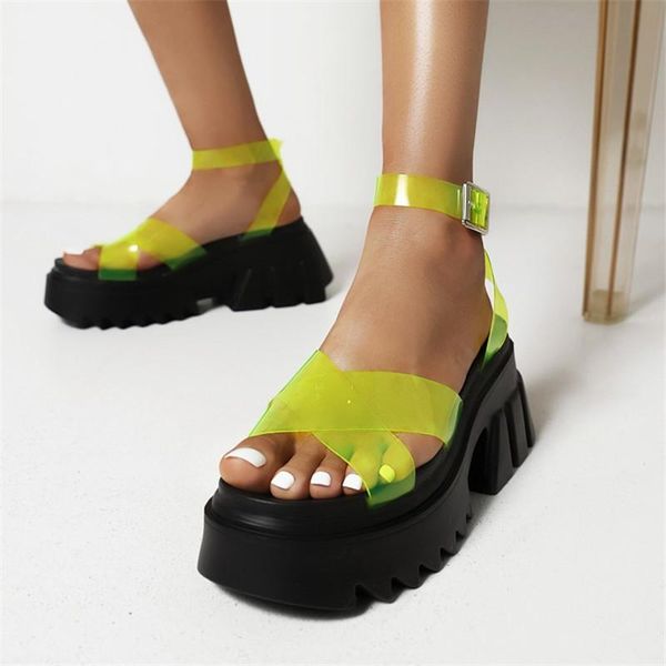 sandals pxelena pvc transparent chunky platform punk gothic women 2021 summer ankle strap thick sole shoes lady plus size 35-43, Black
sandals pxelena pvc transparent chunky platform punk gothic women 2021 summer ankle strap thick sole shoes lady plus size 35-43, Black