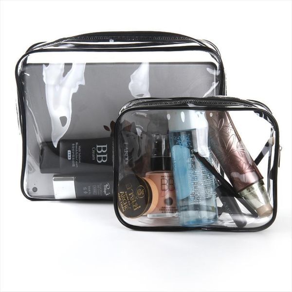 approved 3pcs cosmetic makeup set bag waterproof clear pvc with zipper handle portable travel luggage pouch airport airline vac
approved 3pcs cosmetic makeup set bag waterproof clear pvc with zipper handle portable travel luggage pouch airport airline vac