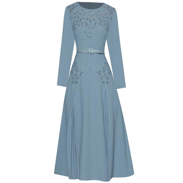 casual dresses runway designer autumn women's embroidery hollow out elegant vintage fashion party office midi dress, Black;gray
casual dresses runway designer autumn women's embroidery hollow out elegant vintage fashion party office midi dress, Black;gray