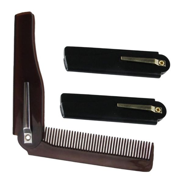hair brushes portable foldable comb hairdressing styling moustache beard pocket clip massage brush, Silver
hair brushes portable foldable comb hairdressing styling moustache beard pocket clip massage brush, Silver