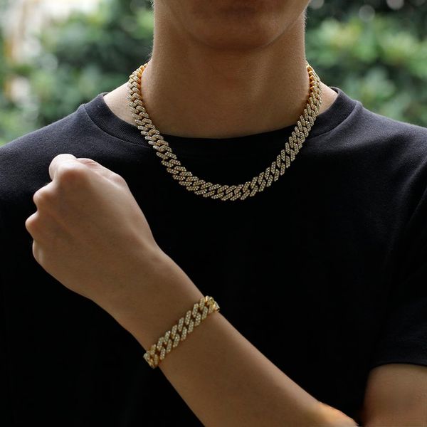 12mm miami cuban link chain necklace bracelets set for mens bling hip hop iced out diamond gold silver rapper chains women luxury jewelry
12mm miami cuban link chain necklace bracelets set for mens bling hip hop iced out diamond gold silver rapper chains women luxury jewelry
