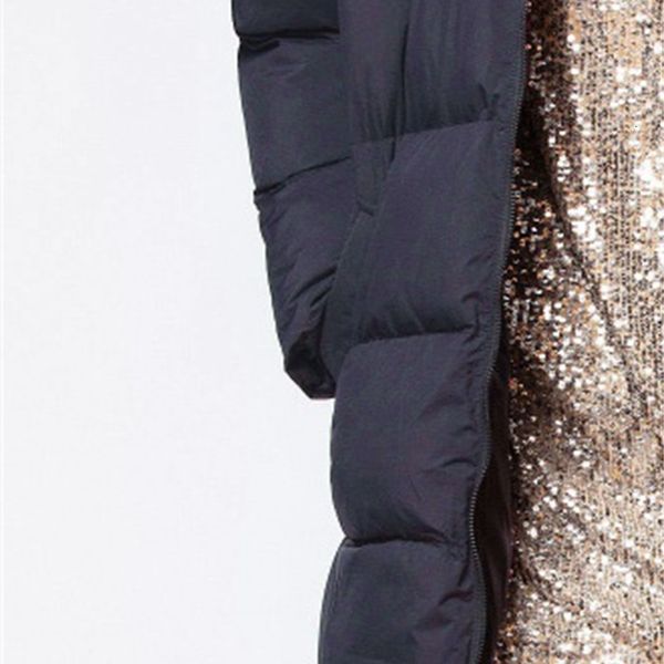 Winter Fashion All-match Warm Hat Long Over the Knee Cotton-padded Jacket V2zc, Black
Winter Fashion All-match Warm Hat Long Over the Knee Cotton-padded Jacket V2zc, Black