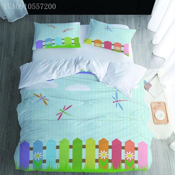 bedding sets green cartoon children set dragonfly printing double king duvet cover and pillowcase quilt home decor
bedding sets green cartoon children set dragonfly printing double king duvet cover and pillowcase quilt home decor