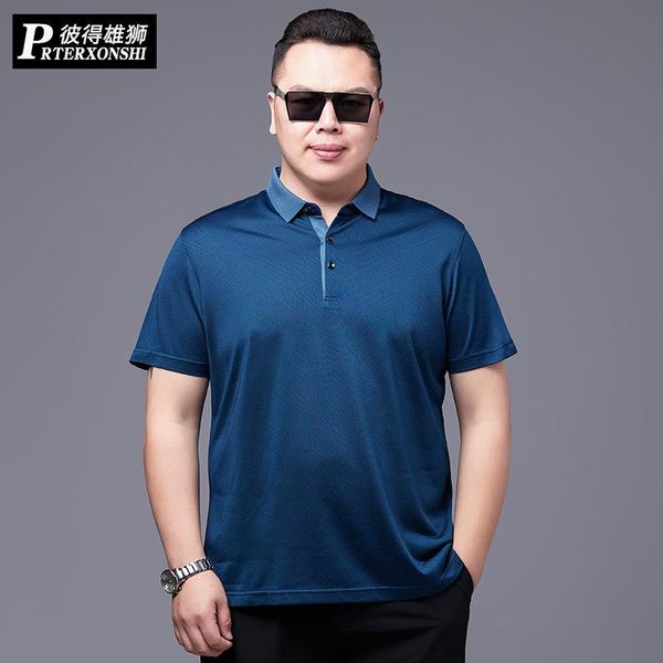 men's polos fattening short sleeve silk t-shirt for men fat business middle-aged and elderly ice shirt oversize loose, White;black
men's polos fattening short sleeve silk t-shirt for men fat business middle-aged and elderly ice shirt oversize loose, White;black