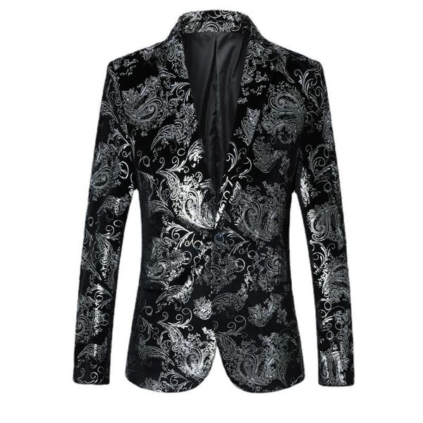 men's suits & blazers brand clothing gold susiness blazer trend male slim suit jacket nightclub hosted party dress leisure size s-5xl, White;black
men's suits & blazers brand clothing gold susiness blazer trend male slim suit jacket nightclub hosted party dress leisure size s-5xl, White;black