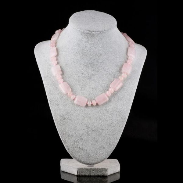 pendant necklaces wholesale natural stone necklace rose quartzs 23 colors optional 13x18mm 6x8mm 18 inches, Silver
pendant necklaces wholesale natural stone necklace rose quartzs 23 colors optional 13x18mm 6x8mm 18 inches, Silver